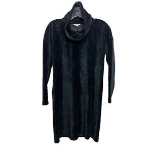 NEW J Jill PureJill Black Turtleneck Corduroy Dress XS Long Sleeve